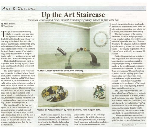 Charest-Weinberg Biscayne Times 2011